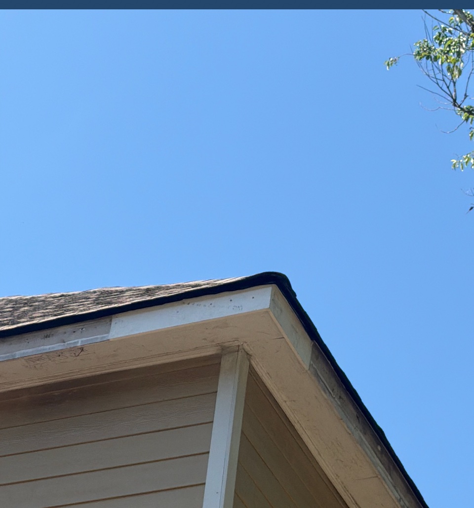 New fascia wrap installed with a gutter system in Alpharetta, GA